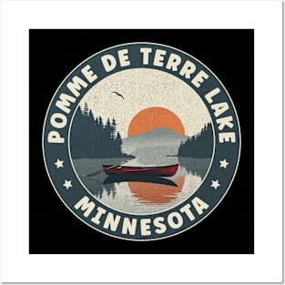 Pomme de Terre Lake Minnesota Sunset Posters and Art